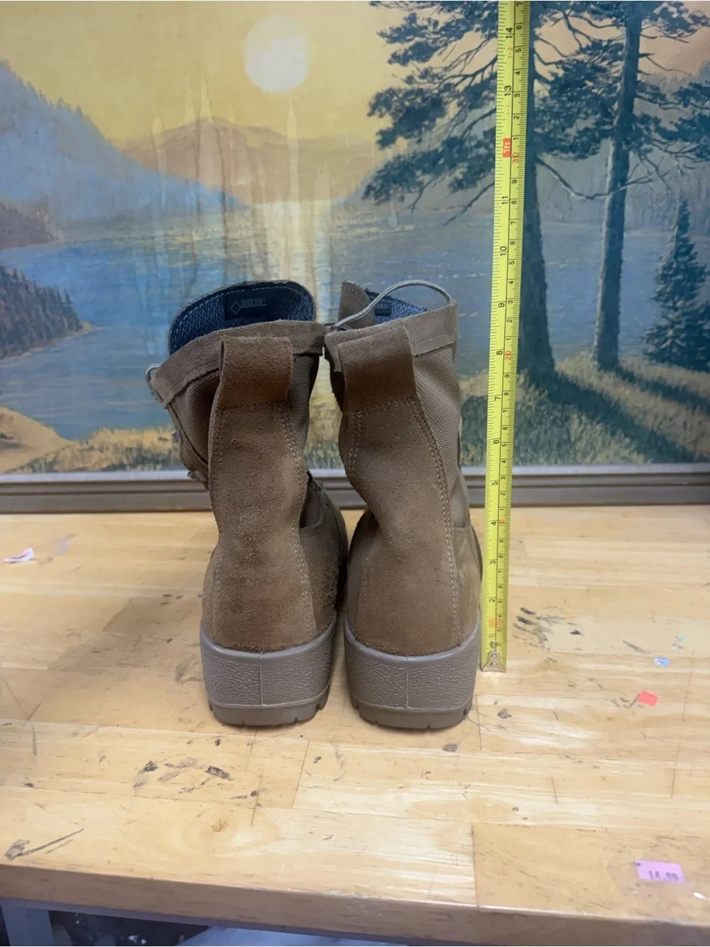 McRae Tan Suede Rugged Lace-Up Boots Gore Tex flight & Combat veh crew use Sz 5W
